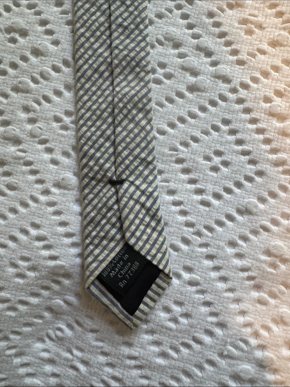 Seersucker Tie